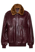 Rabanne Shearling Collar Bomber Jacket