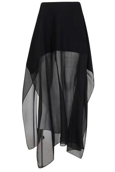 Sportmax Asymmetric Midi Skirt