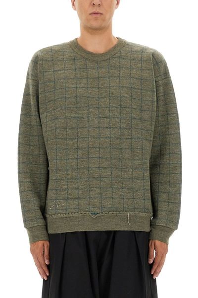 Maison Margiela Worn Effect Distressed Sweatshirt