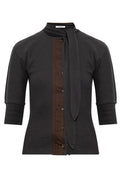 Lemaire Tie-Neck Panelled Top