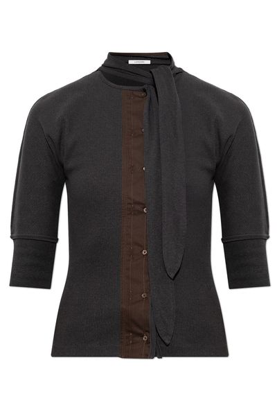 Lemaire Tie-Neck Panelled Top