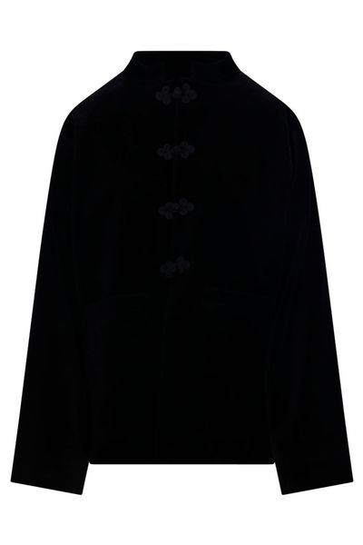 Róhe Pankou Closure Velvet Jacket