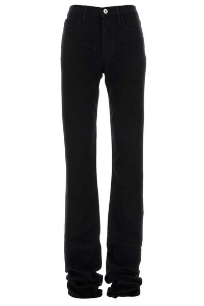 The Attico Logo Patch Stretch Denim Jeans