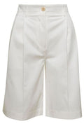 Totême Twill Pleated Bermuda Shorts