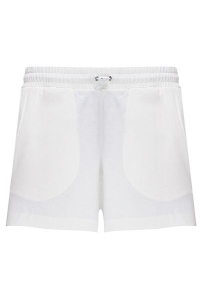 Moncler Logo Patch Drawstring Jersey Shorts