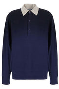 Acne Studios Contrast Collar Knitted Sweater