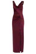 Versace Draped Sleeveless Gown
