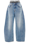 Alexander Wang Logo Band Balloon Jeans