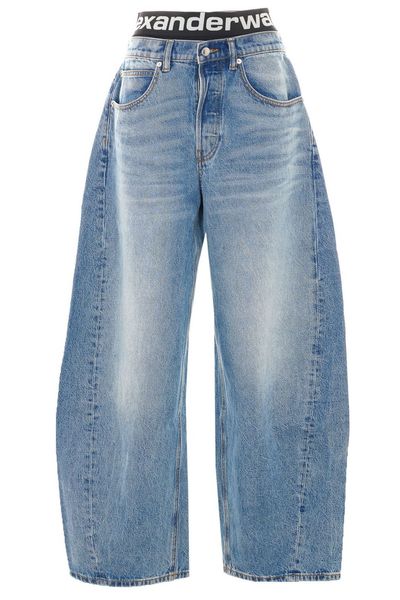 Alexander Wang Logo Band Balloon Jeans