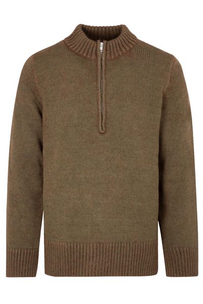Maison Margiela Half-Zip Knit Jumper