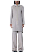 Max Mara Longline Zip-Front Coat