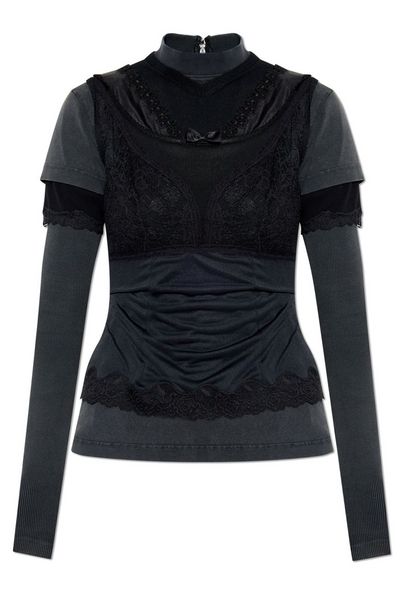 Balenciaga Layered Long-Sleeved Top