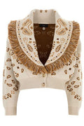 Alanui Bandana Jacquard Cardi-Bomber Jacket