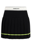 Casablanca Striped Pleated Skirt