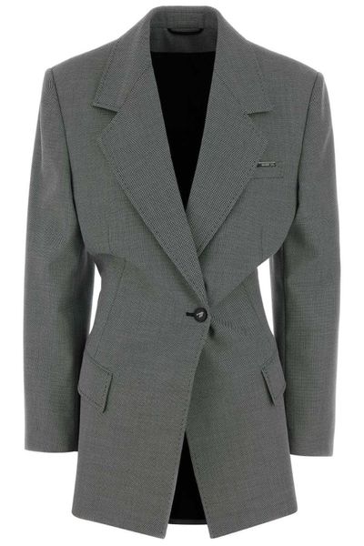 The Attico Single-Breasted Tailored Blazer