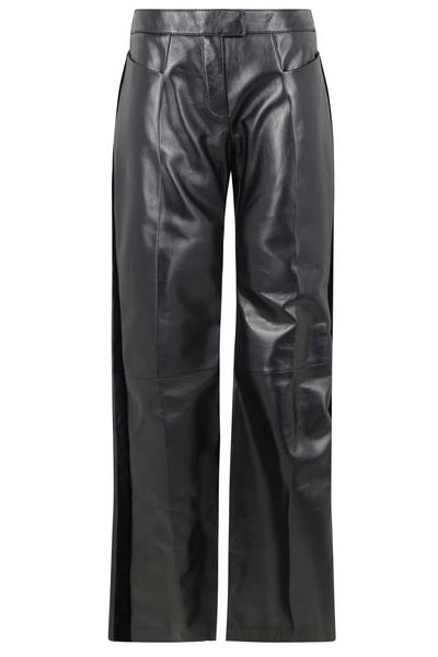 Tom Ford Pressed Crease Flared Leather Pants