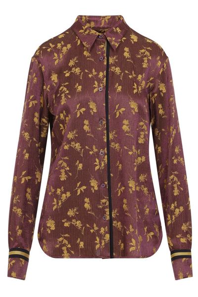 Dries Van Noten Chloris Floral Long-Sleeved Shirt