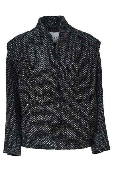 Isabel Marant Drogo Herringbone Single-Breasted Blazer