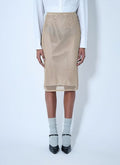 Prada Crochet Midi Knitted Skirt