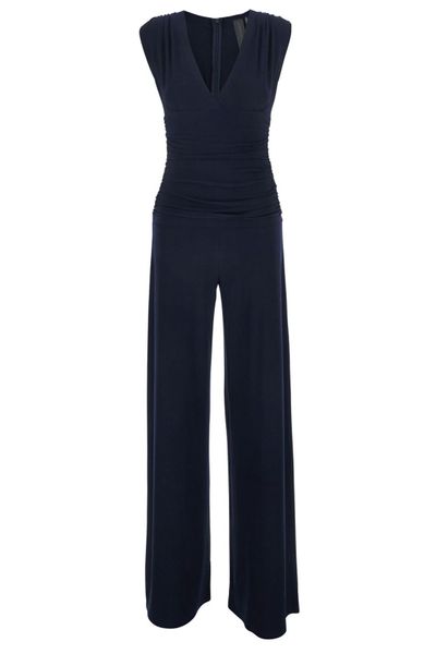 Norma Kamali Sleeveless V-Neck Jumpsuit