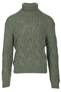Mauro Ottaviani Cable-Knit Turtleneck Sweater