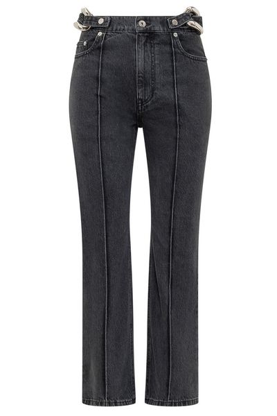 JW Anderson Chain-Linked Straight Leg Jeans