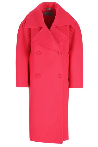 Balenciaga Cocoon Double-Breasted Long Coat