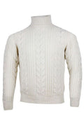 Eleventy Cable-Knit Turtleneck Jumper