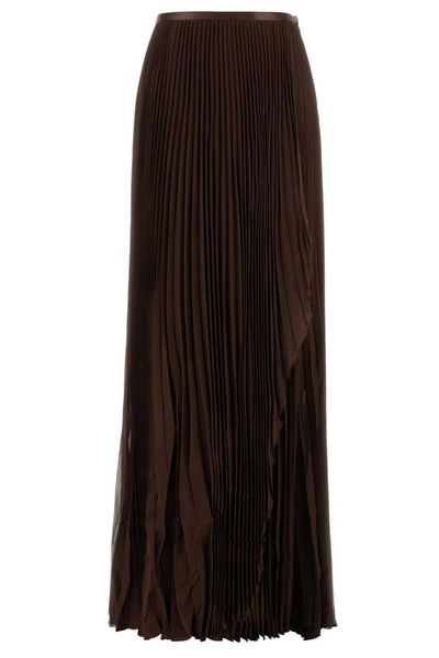 Valentino High Waist Pleated Skirt