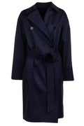 Max Mara Studio Ebrien Double-Breasted Belted Coat