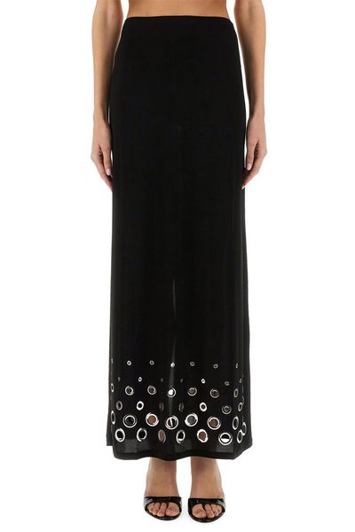 Paco Rabanne Jersey Long Tube Skirt