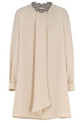 Valentino Cady Couture Embroidered Short Dress