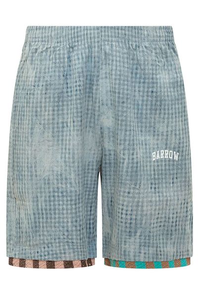 Barrow Elasticated Waistband Checked Shorts