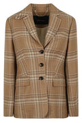 Kiton Checked Single-Breasted Blazer