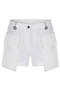 Pinko Charm Detailed Flap-Pocket Shorts