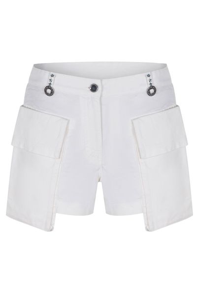 Pinko Charm Detailed Flap-Pocket Shorts