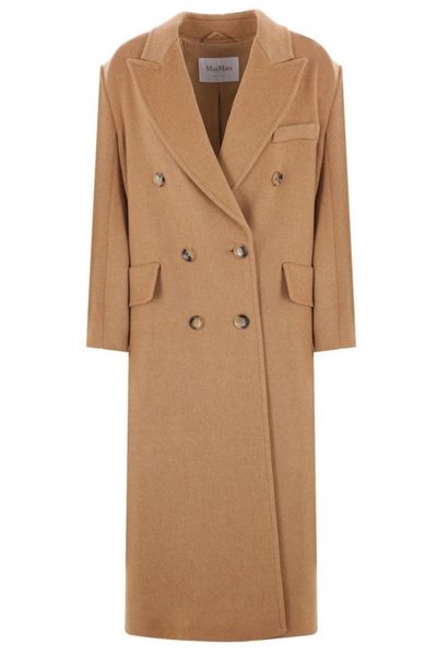 Max Mara Fungo Double-Breasted Long-Sleeved Coat