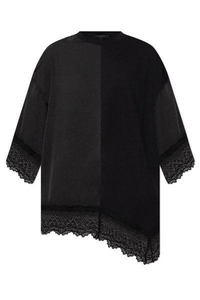 Allsaints Lenny Lace Trim T-Shirt