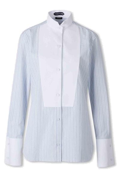 Tom Ford Striped Long-Sleeved Shirt