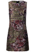 Ganni Tapestry Fringed Mini Dress