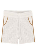 Mc2 Saint Barth Azure Cable-Knit Shorts