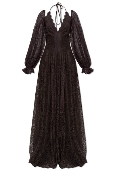 Etro Paisley Motif Laced Long Dress
