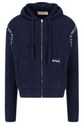 Marni Zip Up Hooded Cardigan
