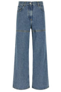 The Attico High-Waisted Wide-Leg Jeans