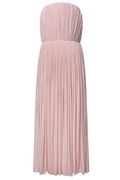 Magda Butrym Strapless Pleated Corset Dress