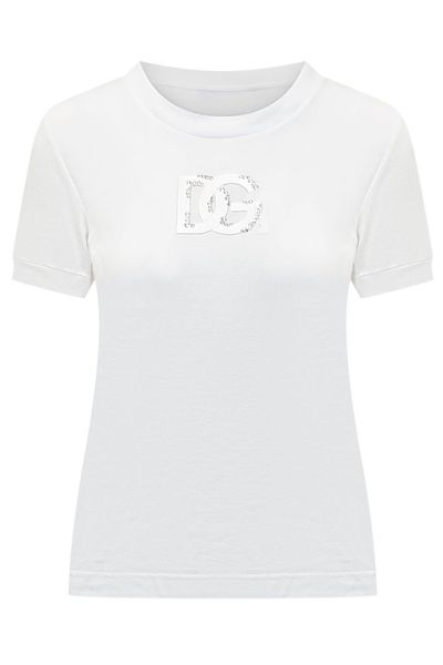 Dolce & Gabbana Logo Embellished T-Shirt