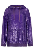 Valentino Sequin Embellished Drawstring Hoodie