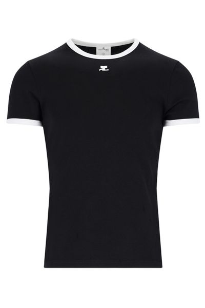 Courrèges Signature Contrast T-Shirt