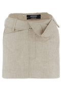 Jacquemus Twisted Mini Skirt