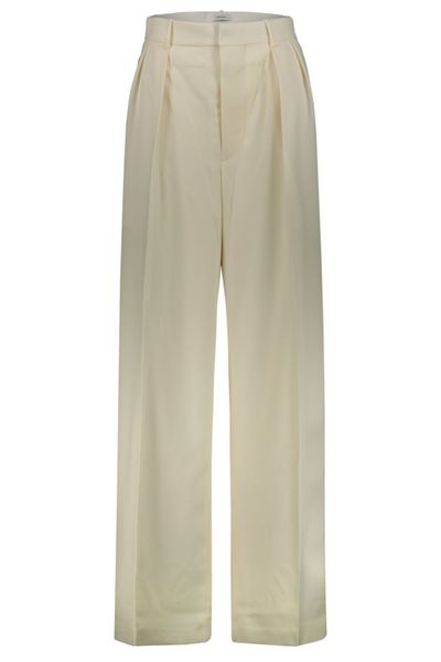WARDROBE.NYC Pleated Straight-Leg Trousers